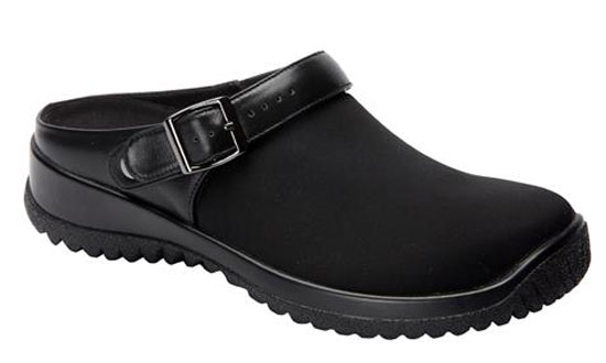 Drew Shoes Womens Savannah - Black Stretch