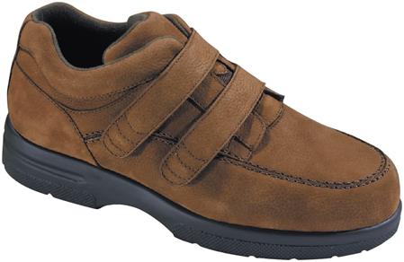 Drew Shoes Men's Traveler V Therapeutic Shoes - Cognac Nubuck