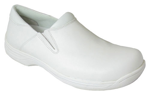 Genuine Grip Womens Plain Slip-On - White