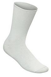 Orthofeet BioSoft Diabetic Dress Socks - White, 3 Pairs