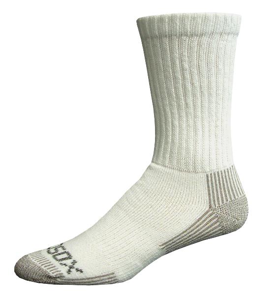EcoSox Diabetic Bamboo Crew Socks - King Size, 3 Pairs