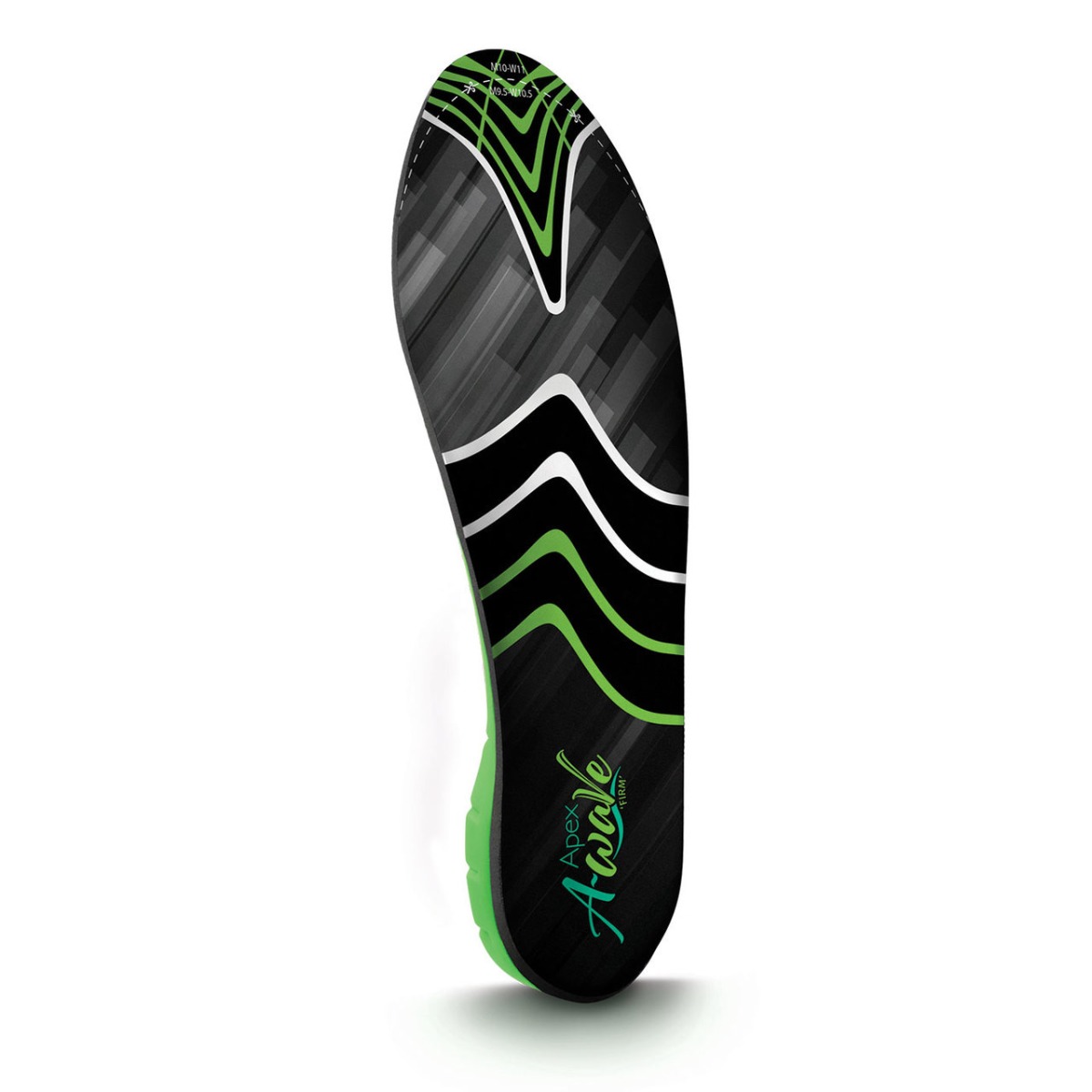 Apex A-Wave Orthotic Shoe Insoles - Firm