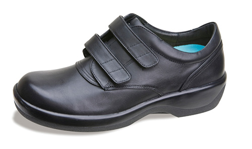 Apex Ambulator Conform Leather Women's Velcro - Black