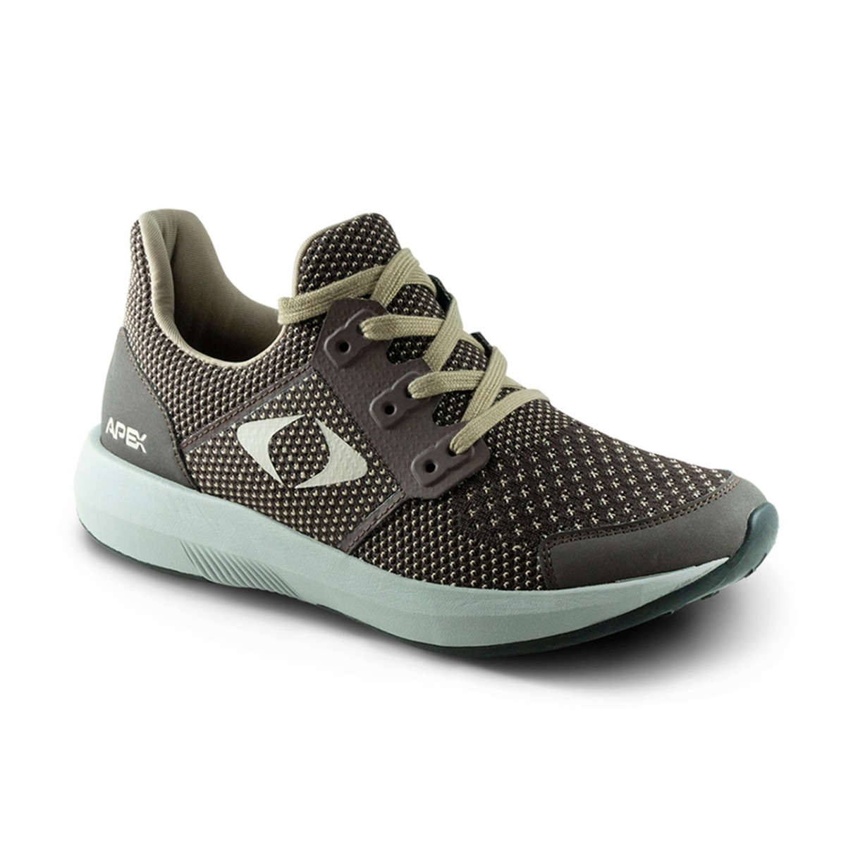 Apex Mens Performance Athletic Sneaker in Brown